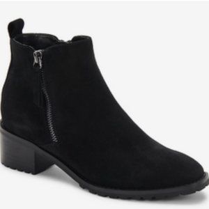 Blondo Samara Waterproof Bootie Ankle Boot Black Suede